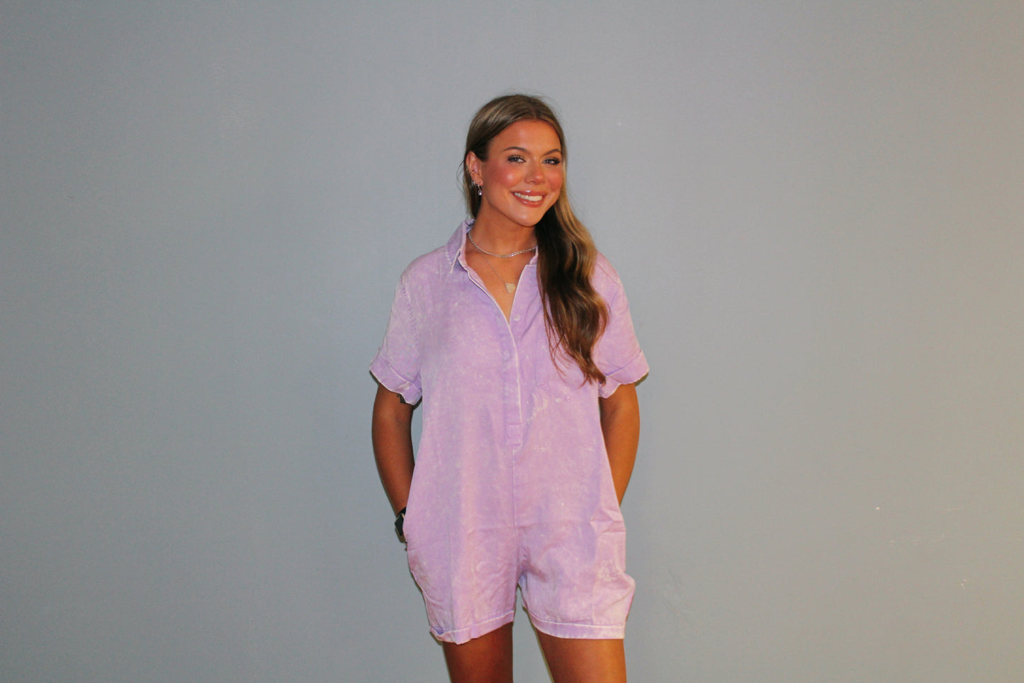 Lavender Romper