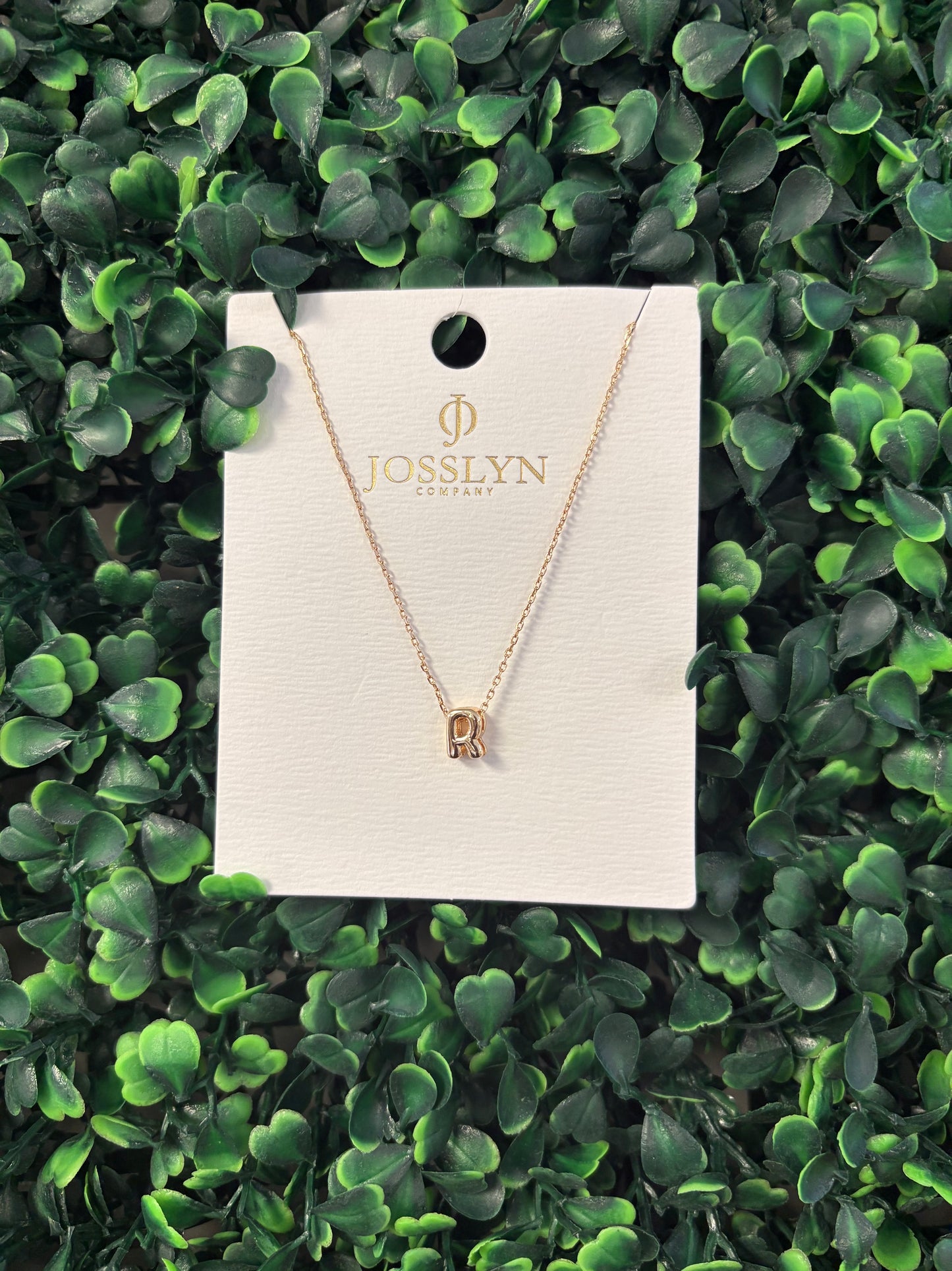 Gold Mini Initial Necklace