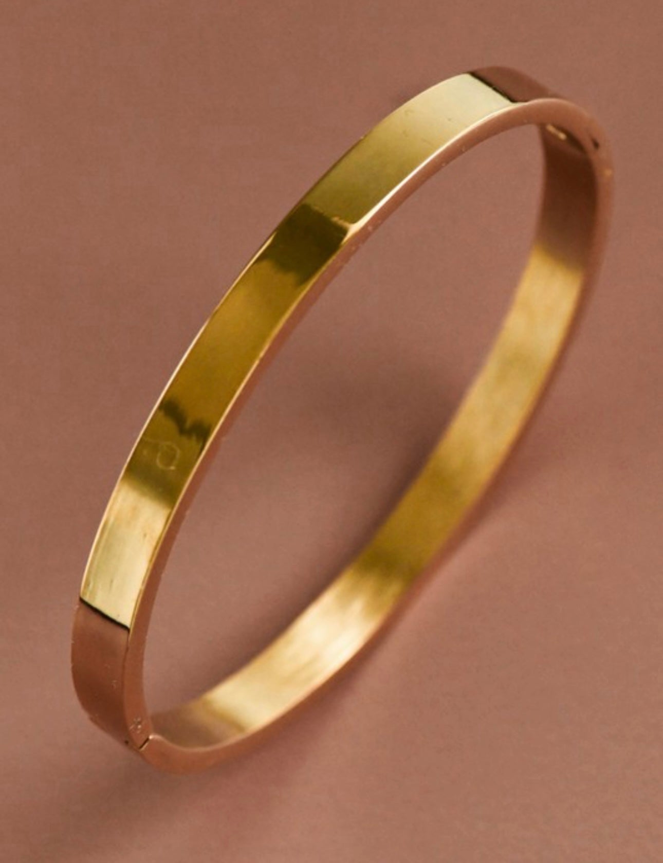 Stainless Steel Gold Bangle