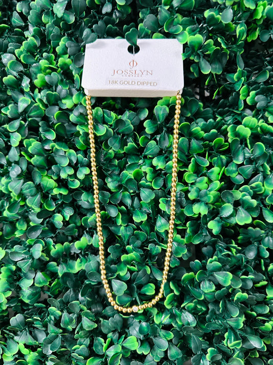 Tarnish Free Beaded Necklace
