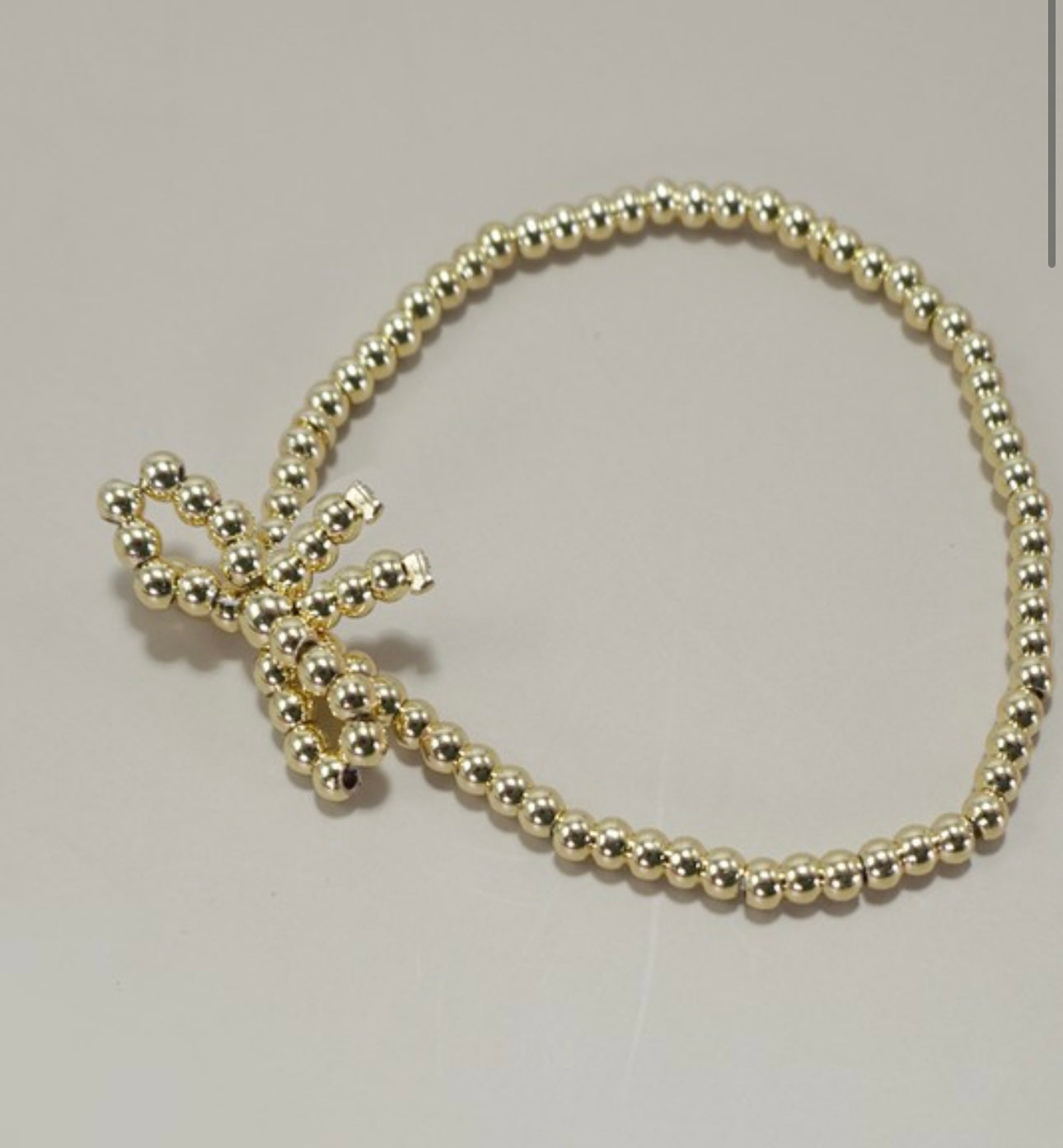 Beaded Bow Bracelet